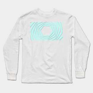 Blue Psychedelics Illusion Long Sleeve T-Shirt